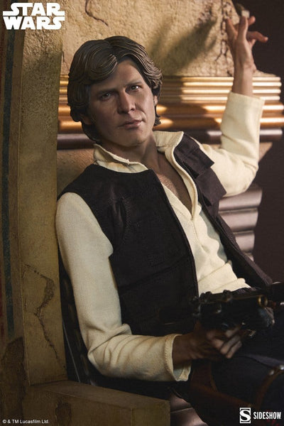 Star Wars Episode IV Mixed Media Premium Format Figure Han Solo: Sorry About the Mess 32 cm