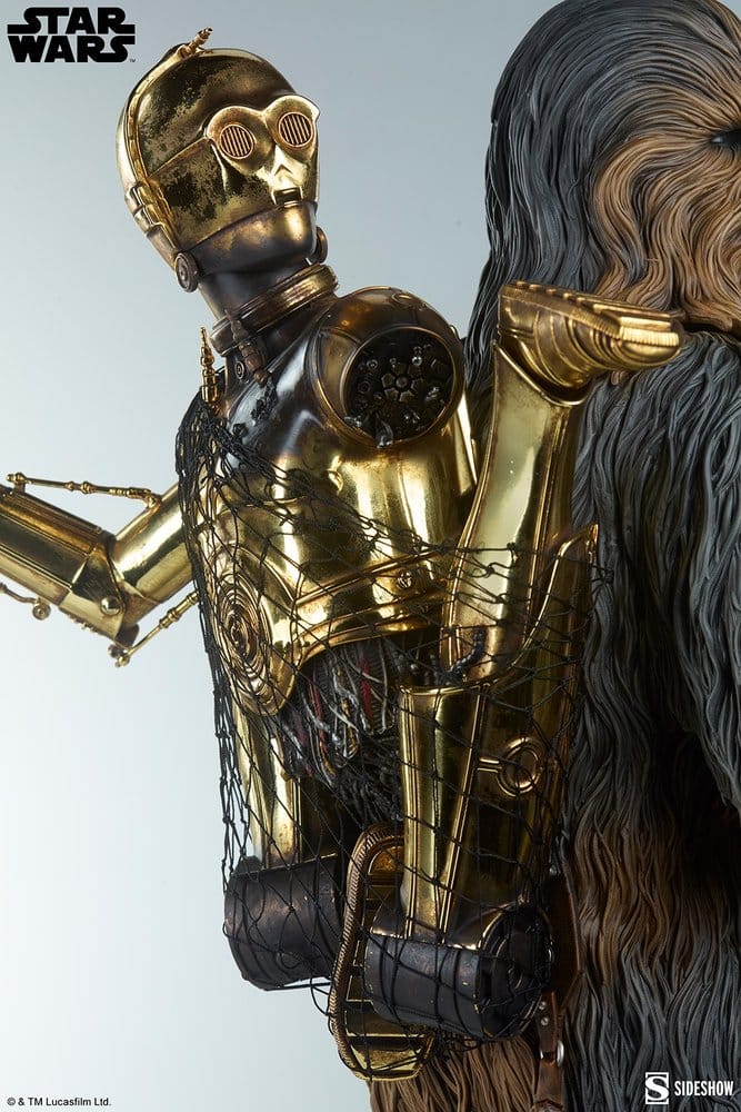 Star Wars Premium Format Figure Chewbacca and C-3PO 63 cm