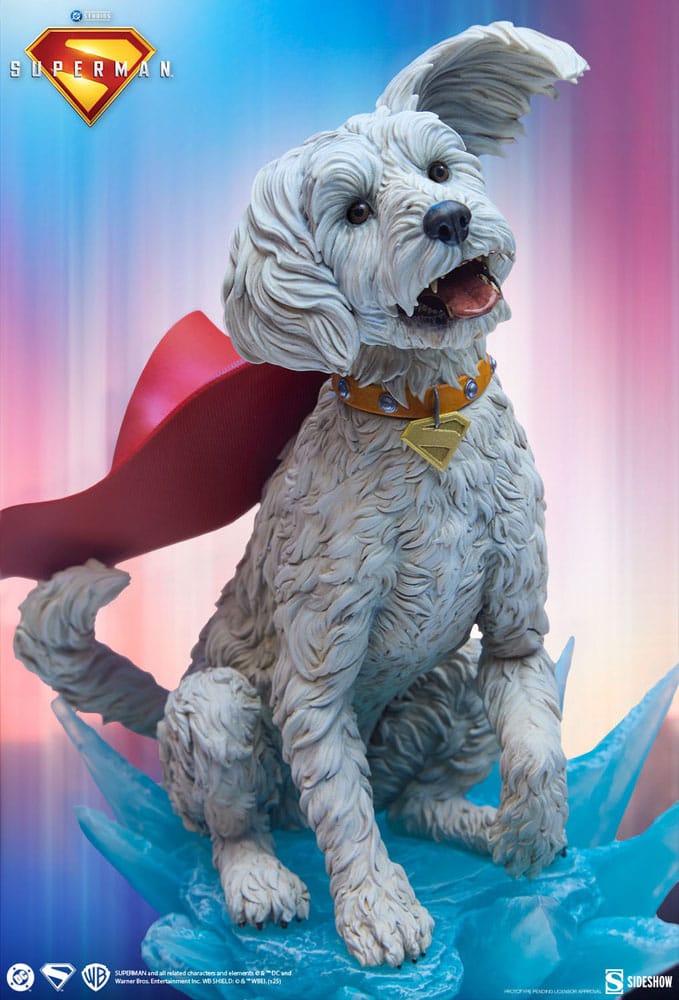 Superman (2025) Premium Format Statues Superman 61 cm &amp; Krypto 23 cm Bundle (2)