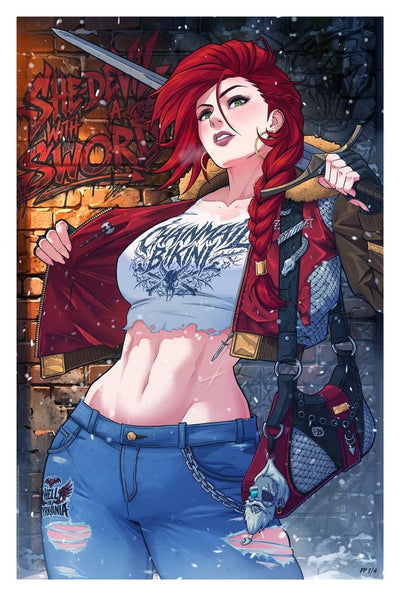 Dynamite Entertainment Fine Art Print Red Sonja 61 x 41 cm - unframed