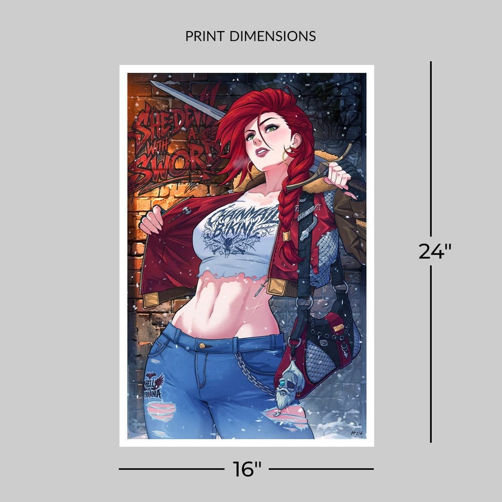 Dynamite Entertainment Fine Art Print Red Sonja 61 x 41 cm - unframed