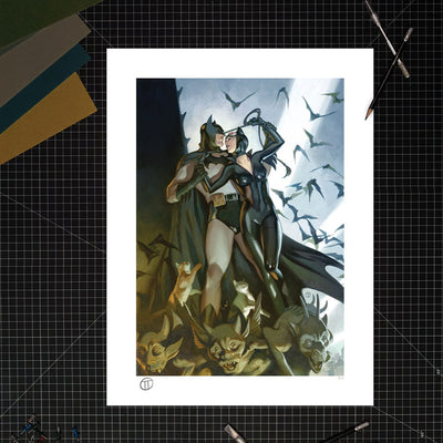 DC Comics Art Print Batman & Catwoman 46 x 61 cm - unframed