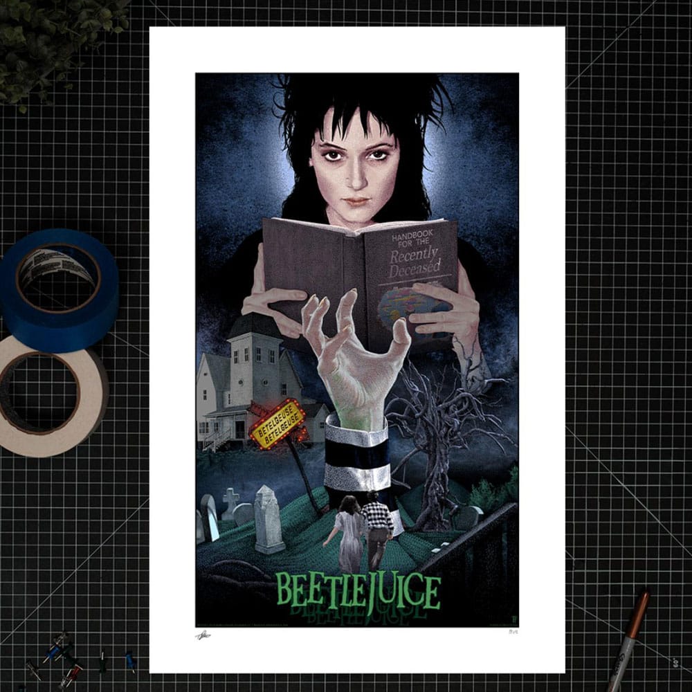 Beetlejuice Art Print Beetlejuice, Beetlejuice, Beetlejuice! 41 x 61 cm - unframed