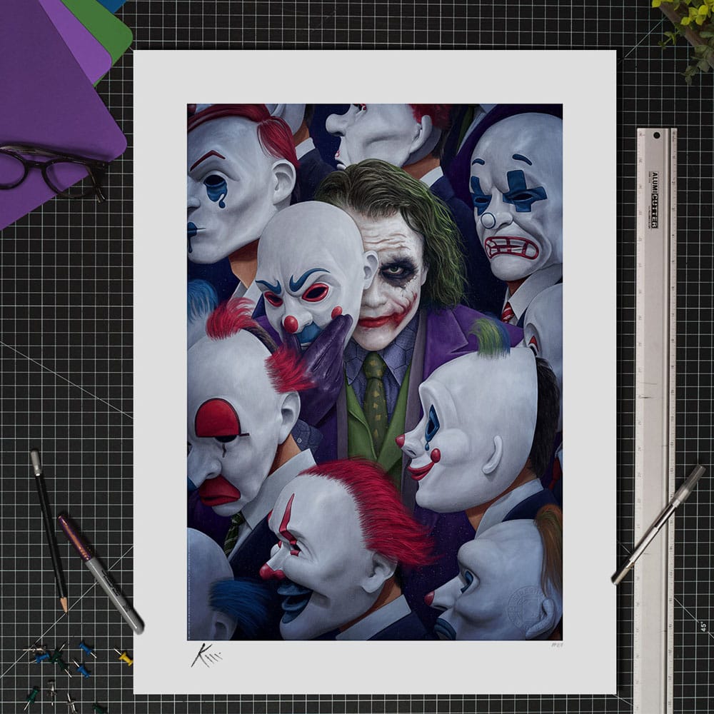 DC Comics Art Print Agent of Chaos 46 x 61 cm - unframed