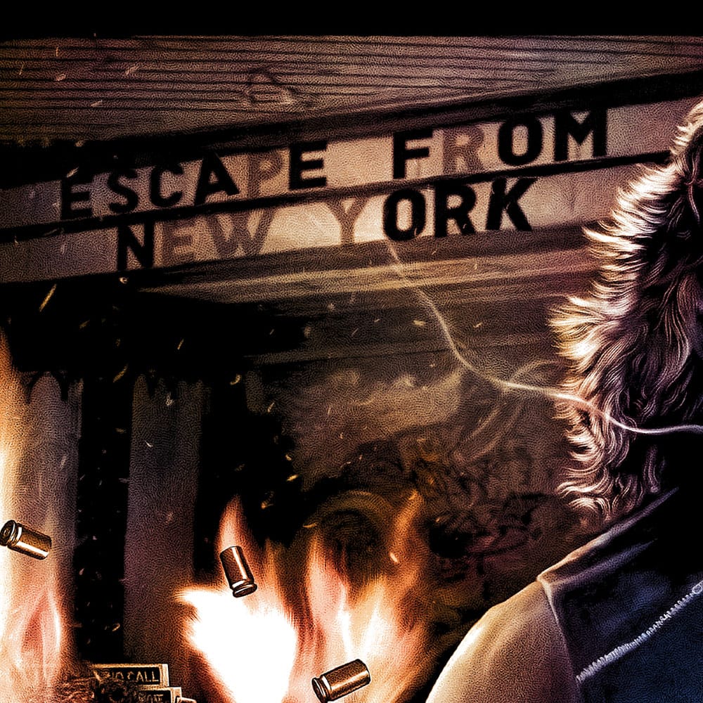 Escape from New York Art Print Snake Plissken 46 x 61 cm - unframed