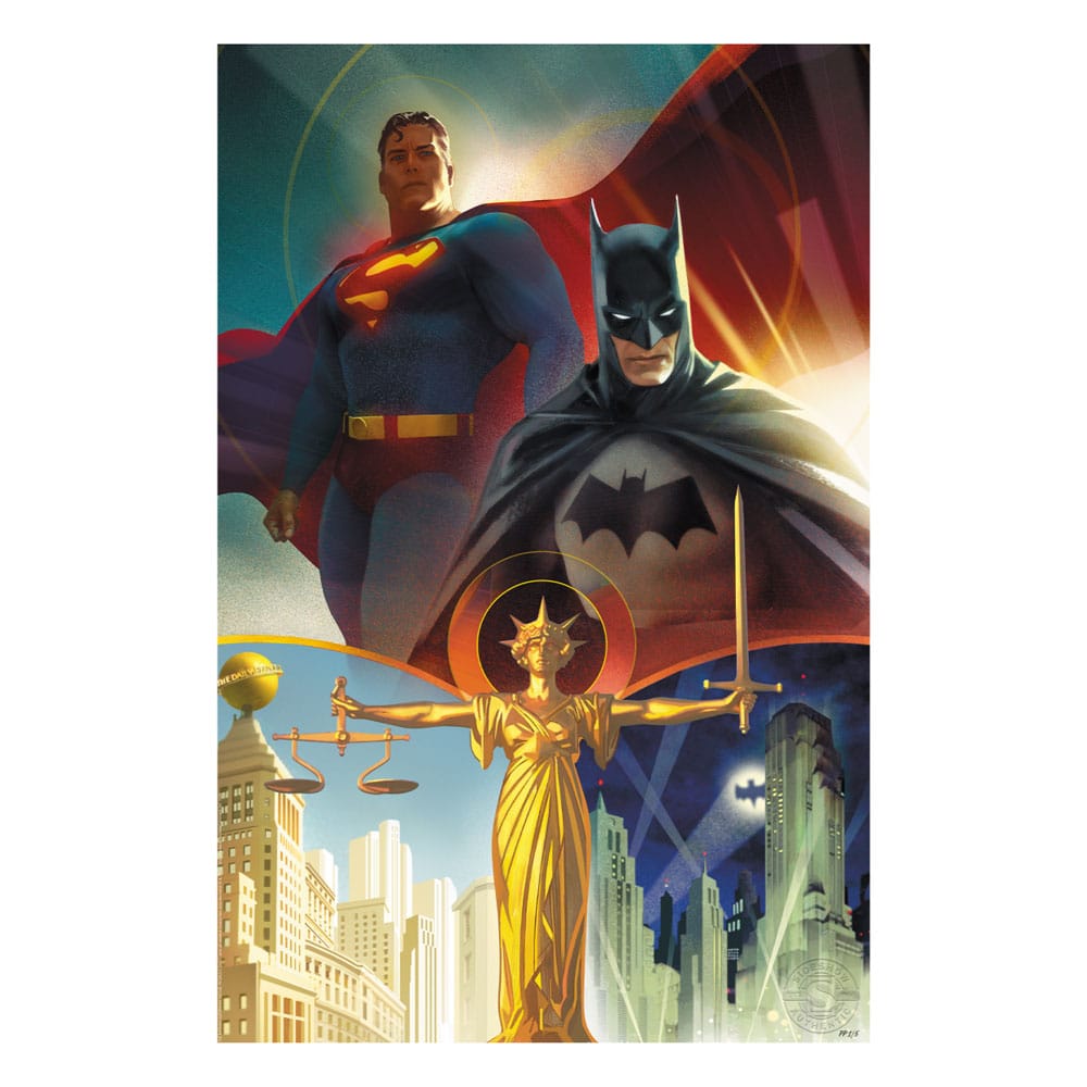 DC Comics Art Print Batman &amp; Superman: World's Finest 41 x 61 cm - unframed