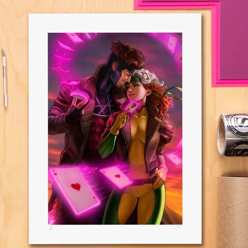 Marvel Art Print Rogue & Gambit 46 x 61 cm - unframed