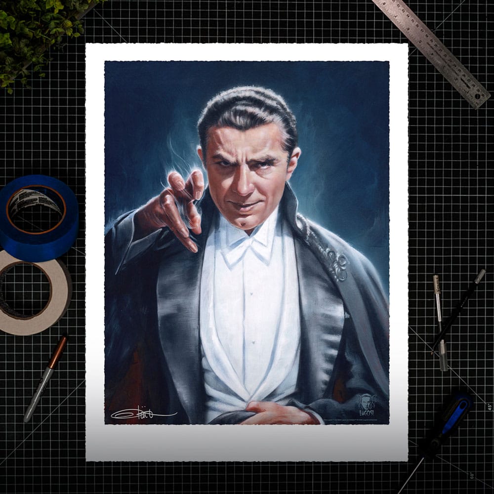 Dracula Art Print Count Dracula by Olivia De Berardinis 56 x 43 cm - unframed