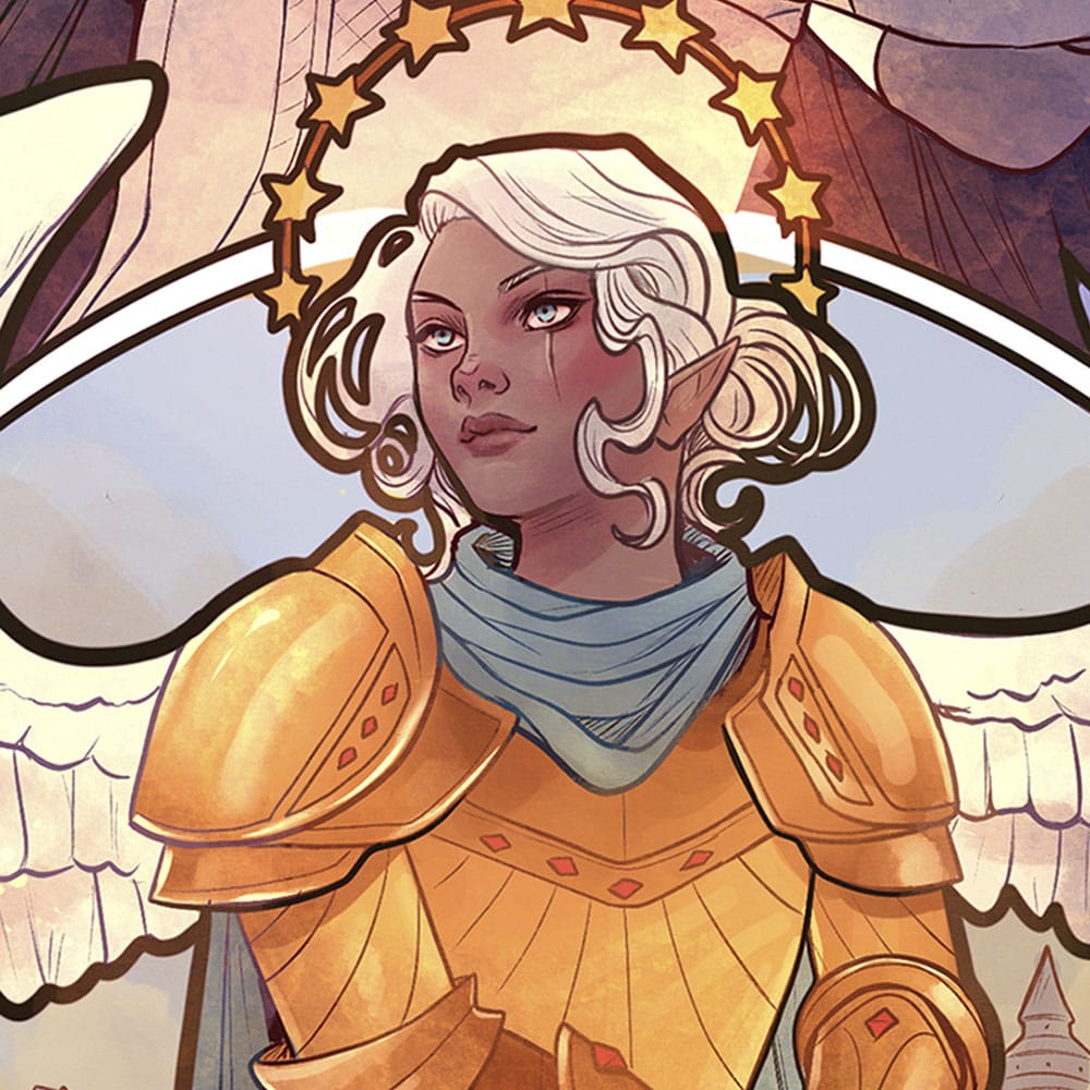 Critical Role Art Print Ashley Johnson: 10th Anniversary Art Nouveau Illustrations 46 x 28 cm - unframed