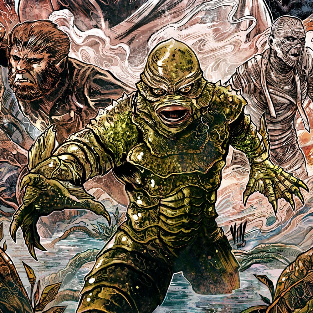 Universal Monsters Art Print Universal Monsters by Vincenzo Riccardi 61 x 41 cm - unframed