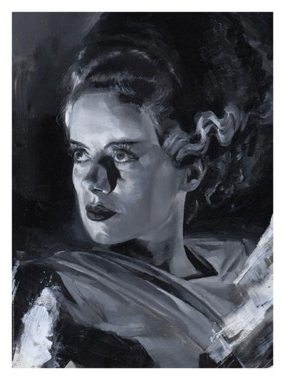 Bride of Frankenstein Art Print Bride of Frankenstein by Chris Valentine 41 x 31 cm - unframed
