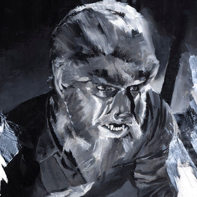 The Wolf Man Art Print The Wolf Man by Chris Valentine 41 x 31 cm - unframed