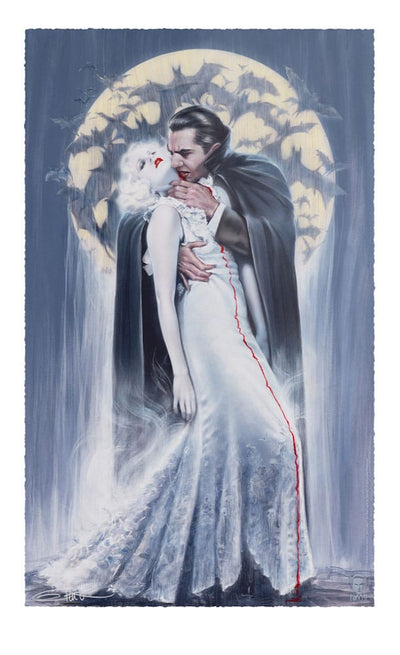 Dracula Art Print The Kiss by Olivia De Berardinis 70 x 43 cm - unframed