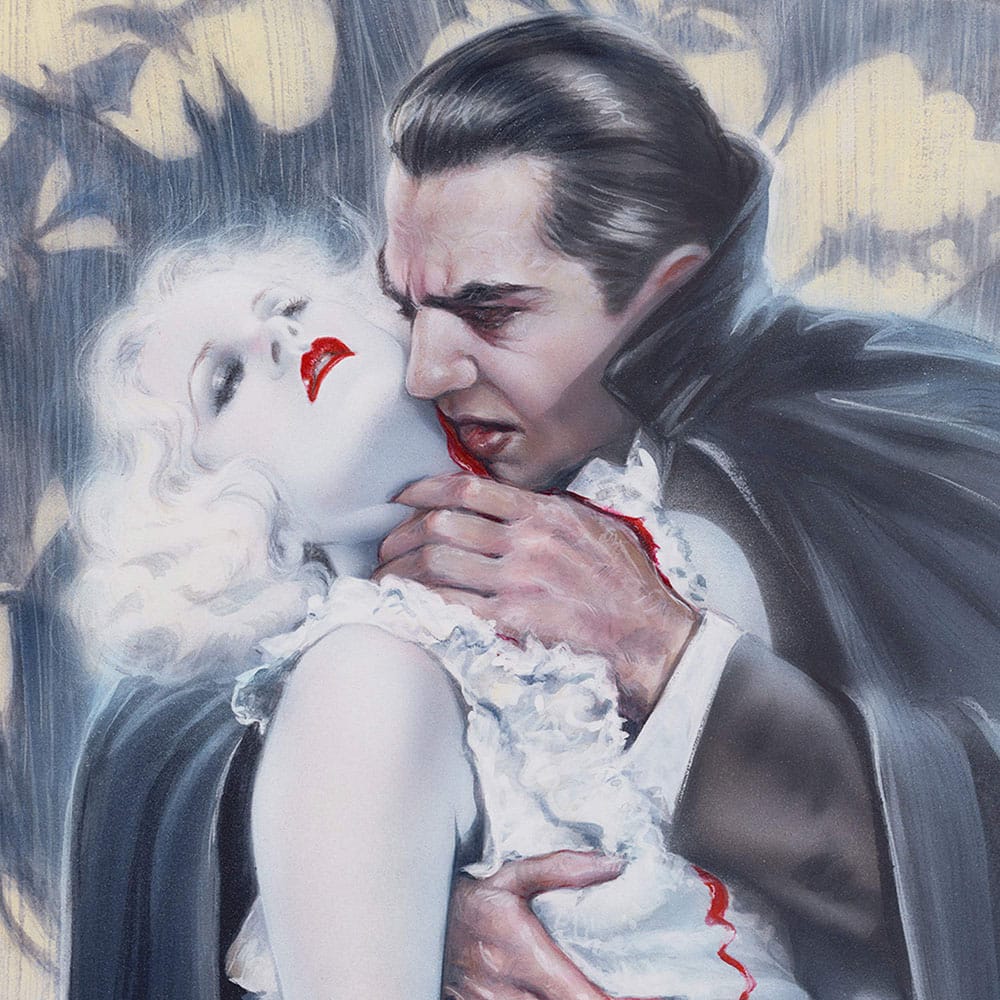 Dracula Art Print The Kiss by Olivia De Berardinis 70 x 43 cm - unframed