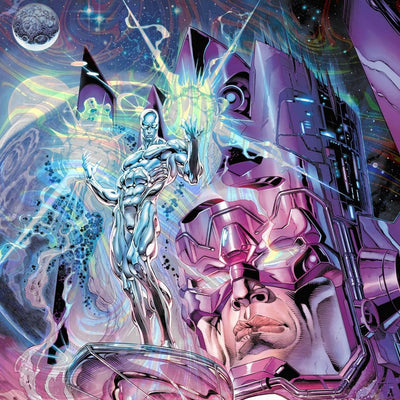 Marvel Fine Art Print Death of the Silver Surfer 41 x 61 cm - unframed