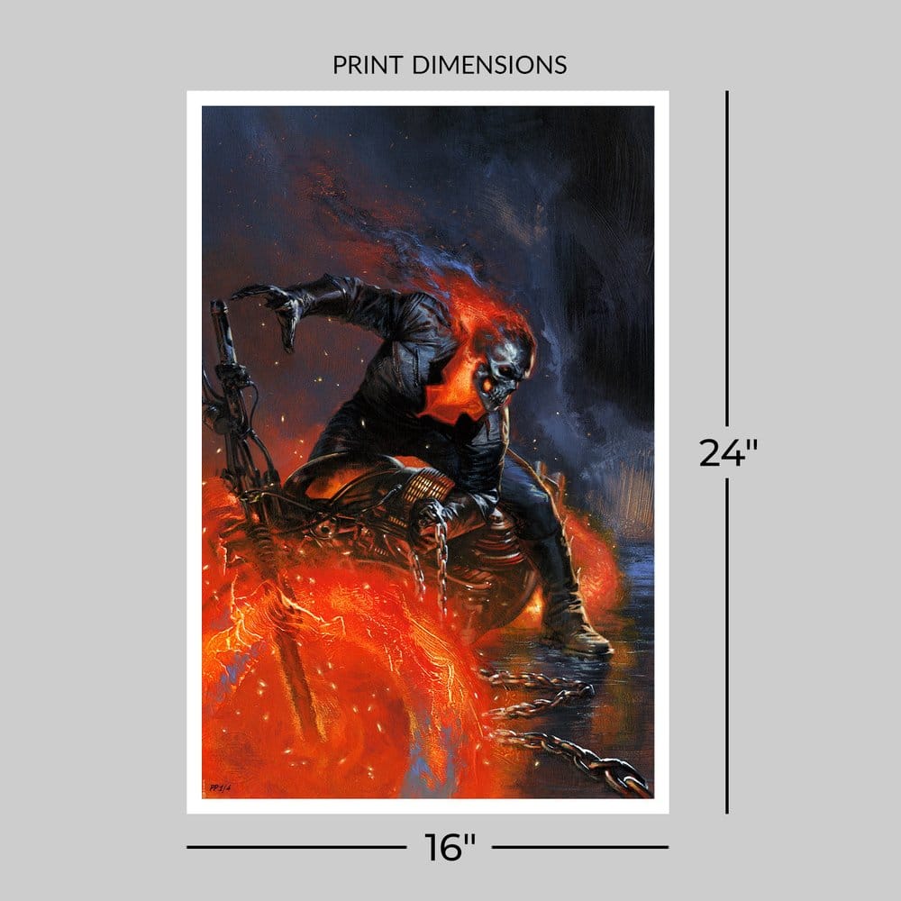 Marvel Fine Art Print Ghost Rider 41 x 61 cm - unframed