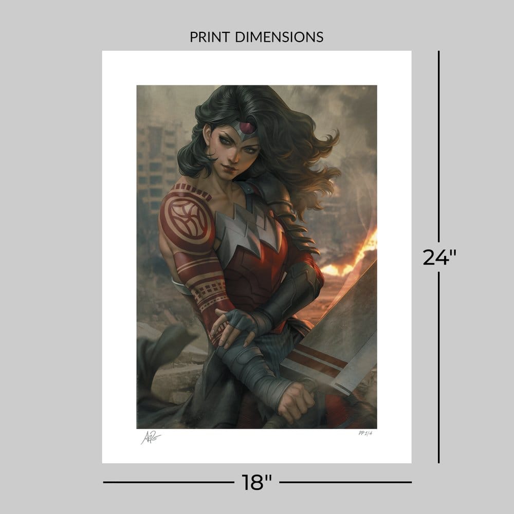 DC Comics Fine Art Print Absolute Wonder Woman 46 x 61 cm - unframed