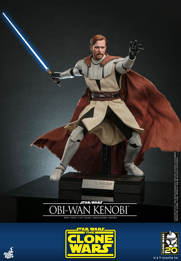 Star Wars The Clone Wars Action Figure 1/6 Obi-Wan Kenobi 30 cm