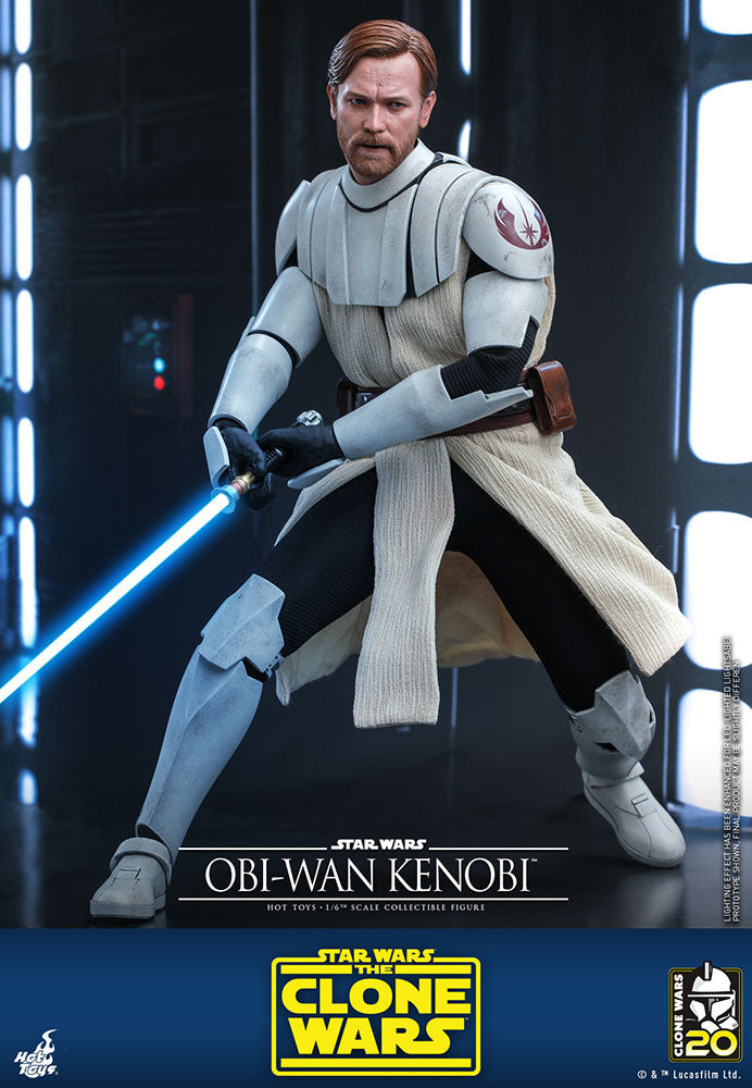 Star Wars The Clone Wars Action Figure 1/6 Obi-Wan Kenobi 30 cm