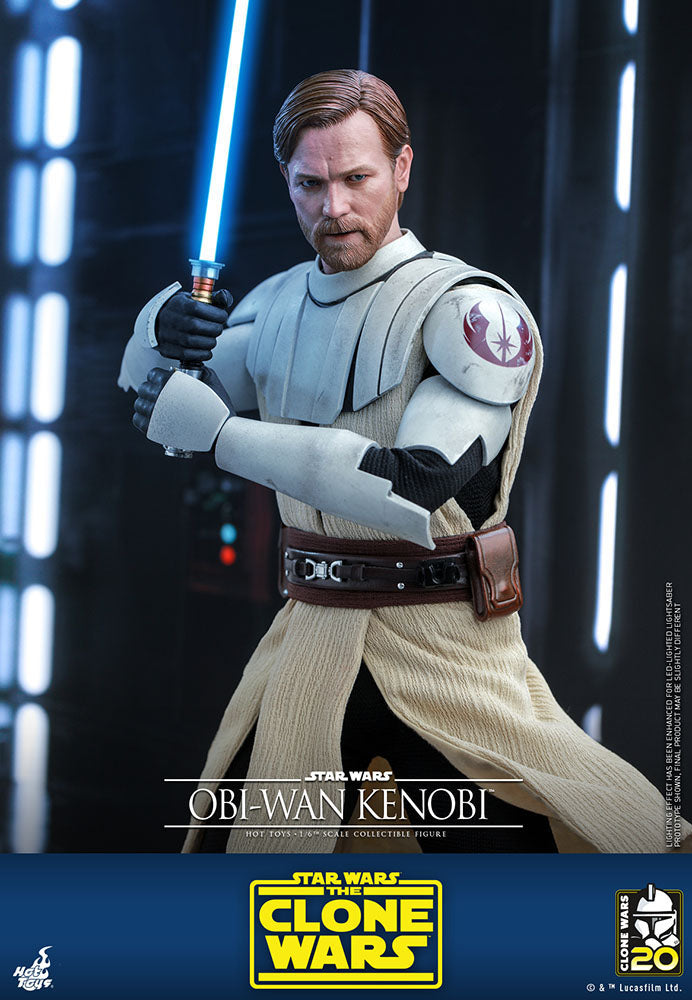 Star Wars The Clone Wars Action Figure 1/6 Obi-Wan Kenobi 30 cm