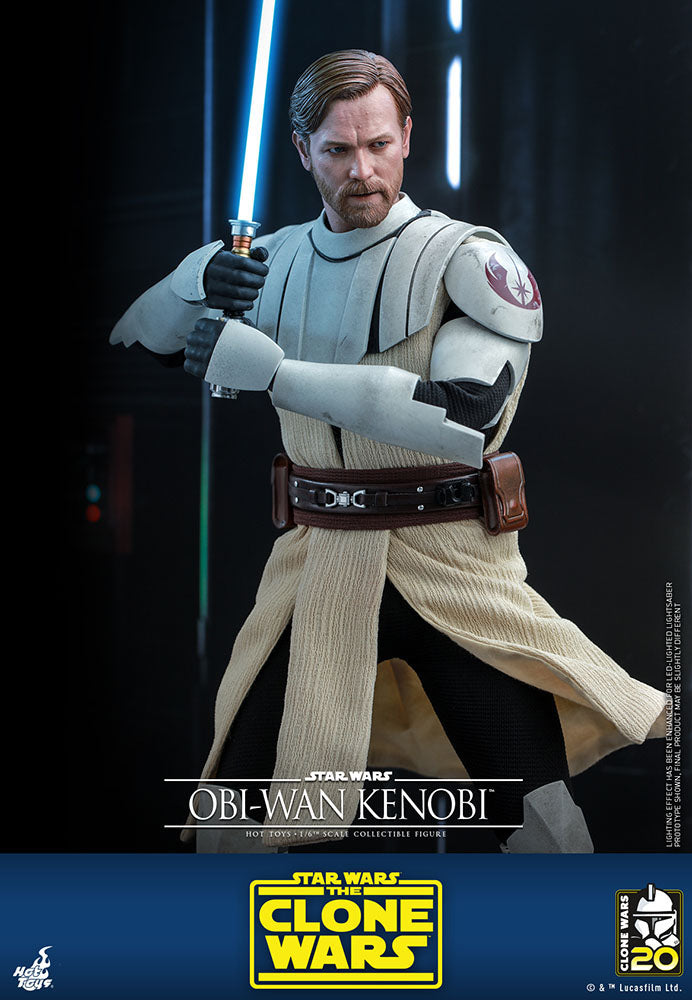 Star Wars The Clone Wars Action Figure 1/6 Obi-Wan Kenobi 30 cm