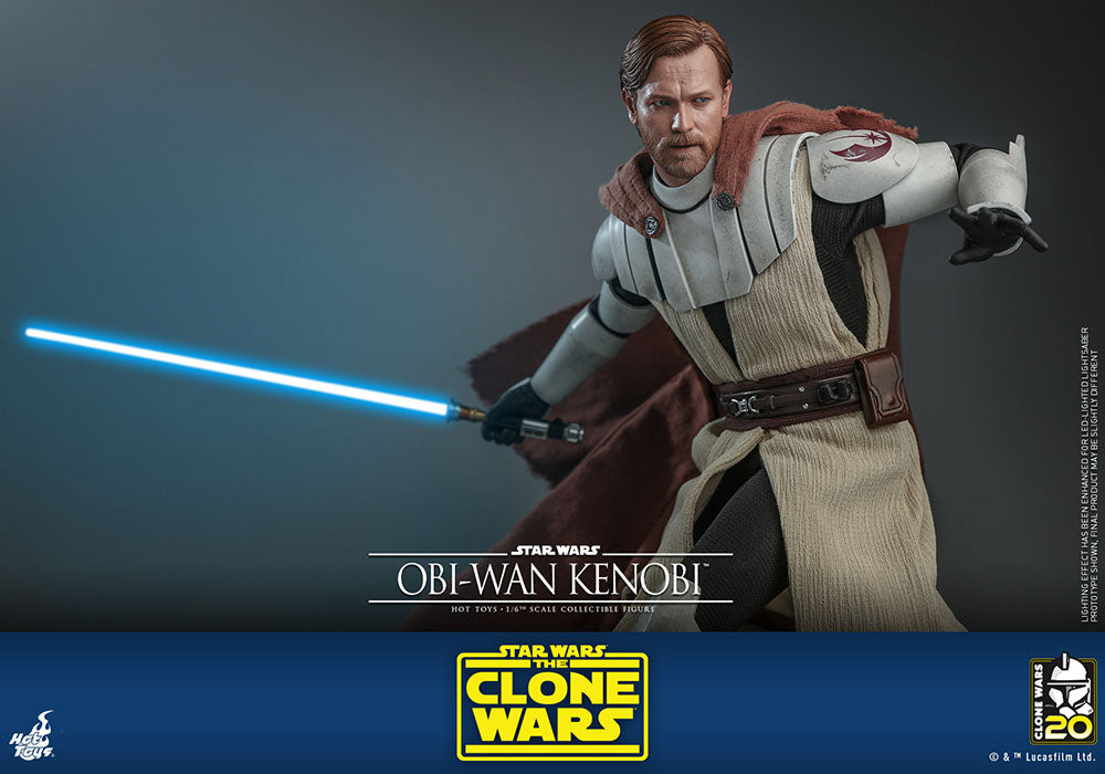 Star Wars The Clone Wars Action Figure 1/6 Obi-Wan Kenobi 30 cm