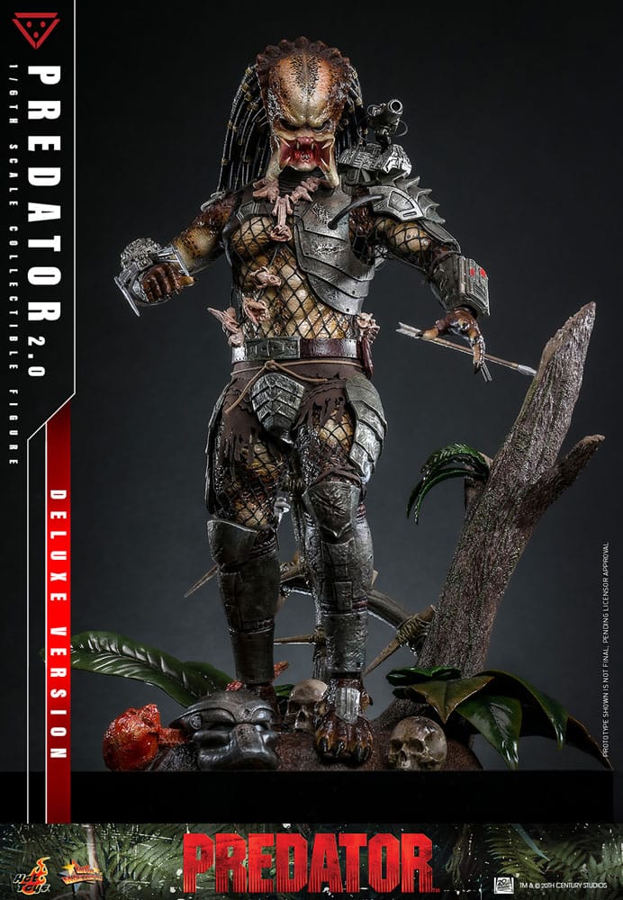 Predator Movie Masterpiece Action Figure 1/6 Predator (2.0) Deluxe Version 34 cm