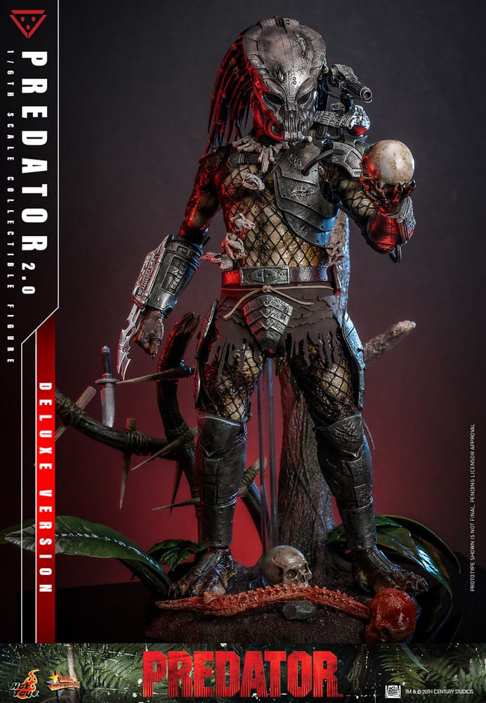 Predator Movie Masterpiece Action Figure 1/6 Predator (2.0) Deluxe Version 34 cm