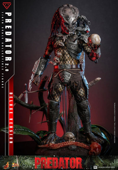 Predator Movie Masterpiece Action Figure 1/6 Predator (2.0) Deluxe Version 34 cm