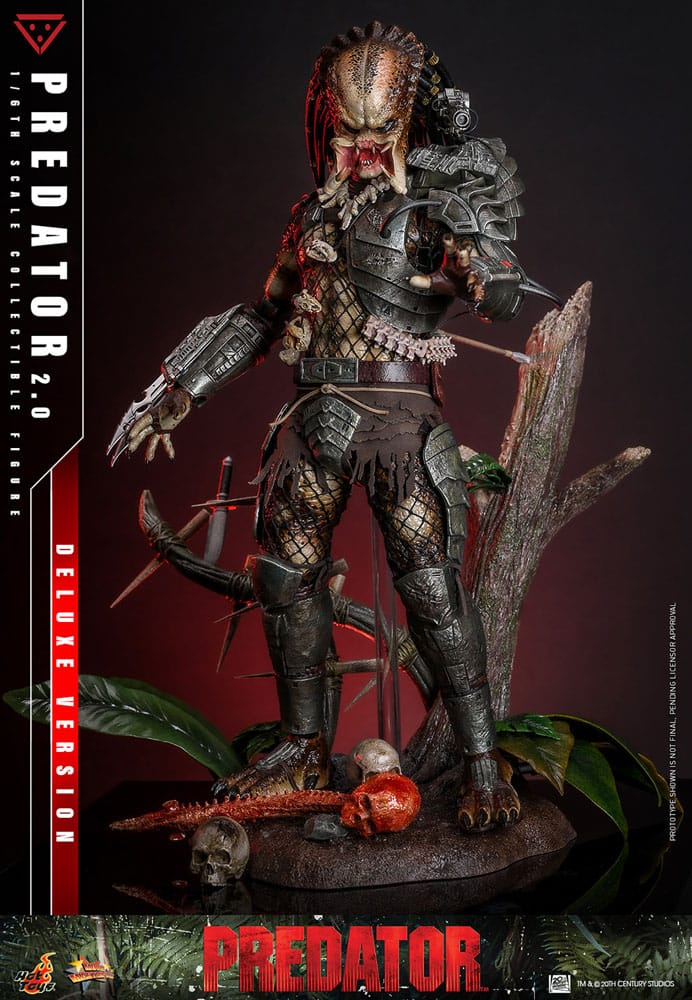 Predator Movie Masterpiece Action Figure 1/6 Predator (2.0) Deluxe Version 34 cm