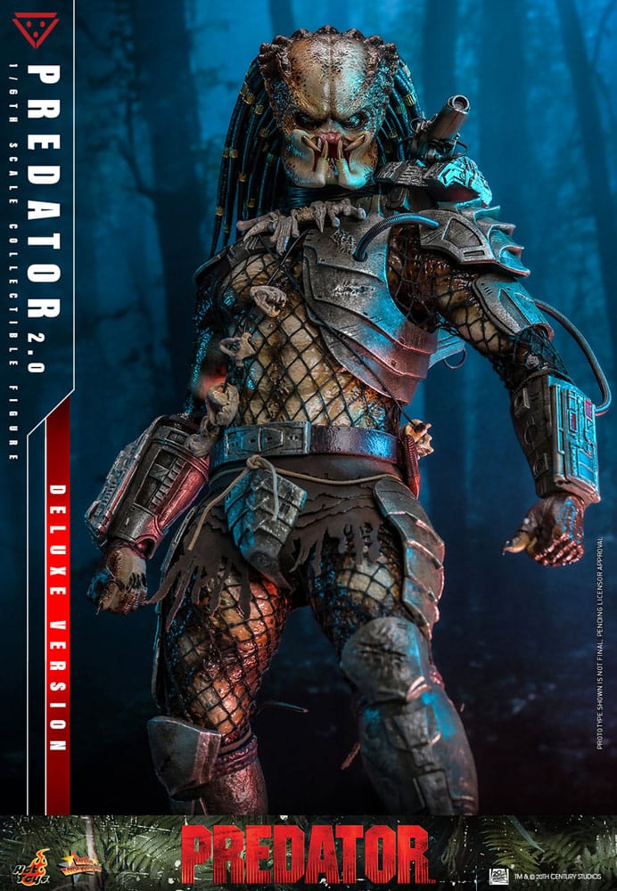 Predator Movie Masterpiece Action Figure 1/6 Predator (2.0) Deluxe Version 34 cm