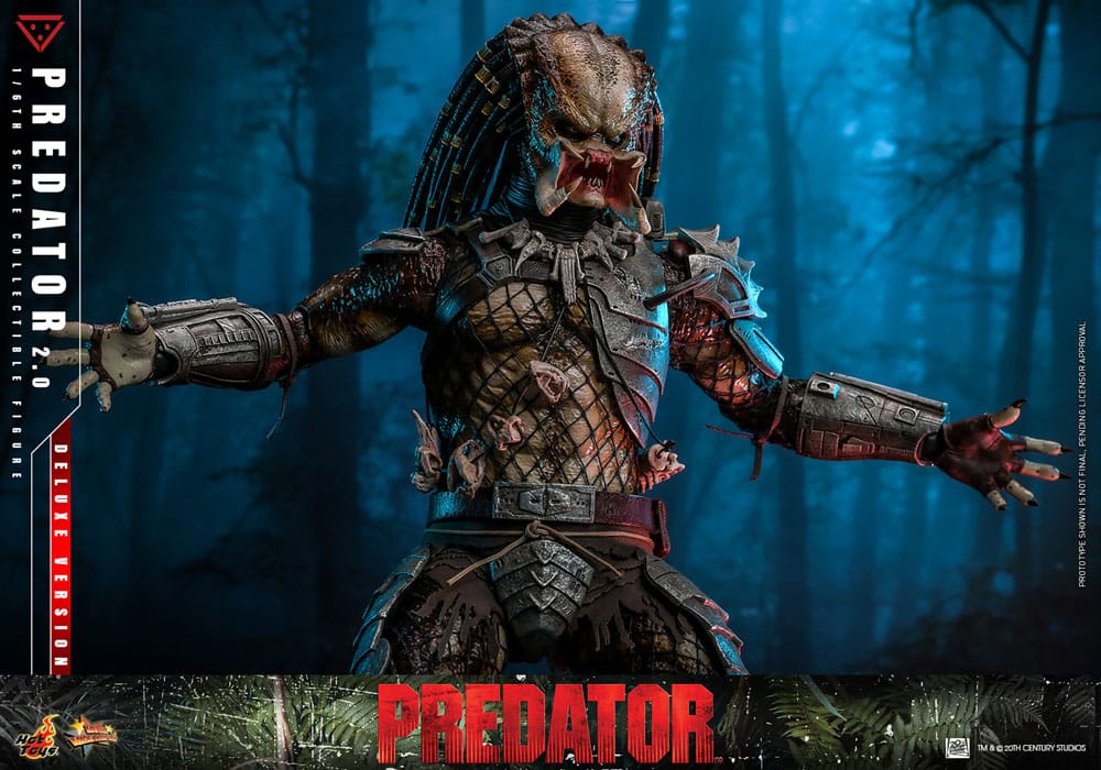 Predator Movie Masterpiece Action Figure 1/6 Predator (2.0) Deluxe Version 34 cm