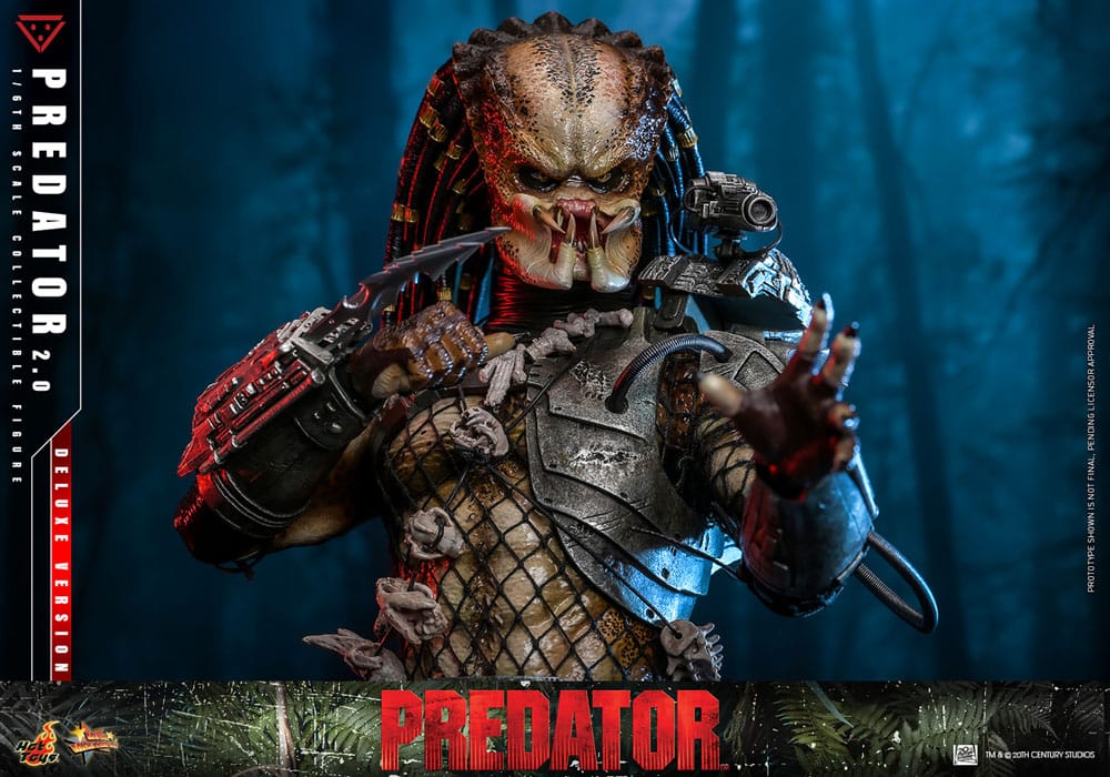 Predator Movie Masterpiece Action Figure 1/6 Predator (2.0) Deluxe Version 34 cm