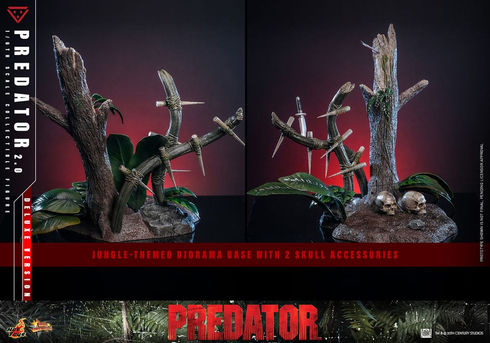 Predator Movie Masterpiece Action Figure 1/6 Predator (2.0) Deluxe Version 34 cm