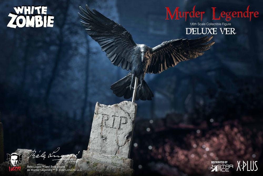 The White Zombie My Favourite Movie Diorama 1/6 Murder Legendre R.I.P. Gravestones and Lamp 30 cm