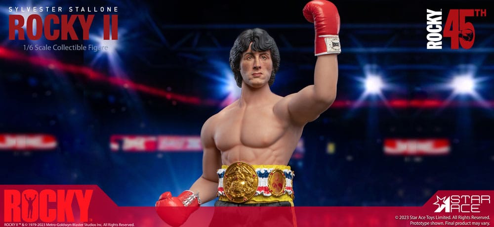 Rocky II Statue 1/6 Rocky Deluxe Version 30 cm