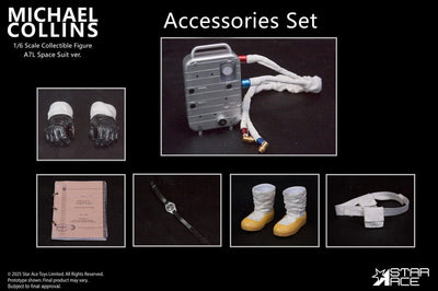 Apollo 11 Accessories for 1/6 Action figure Michael Collins