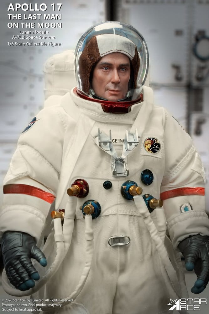 NASA Apollo 17 Action Figure 1/6 The Last Man on the Moon 30 cm