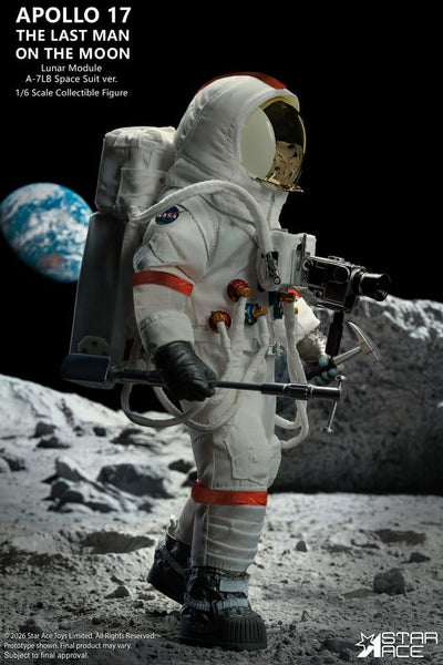 NASA Apollo 17 Action Figure 1/6 The Last Man on the Moon 30 cm