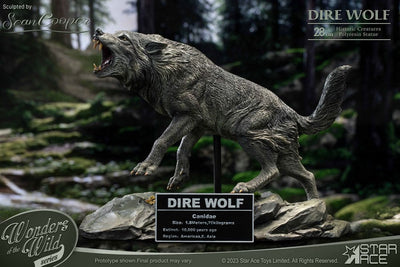 Wonders of the Wild Series Statue Dire Wolf 28 cm