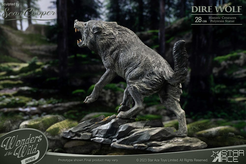 Wonders of the Wild Series Statue Dire Wolf 28 cm