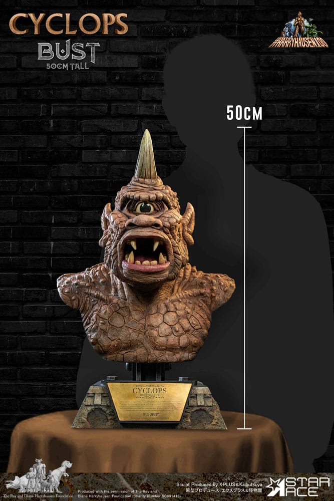 The 7th Voyage of Sinbad Bust Ray Harryhausens Cyclops 50 cm