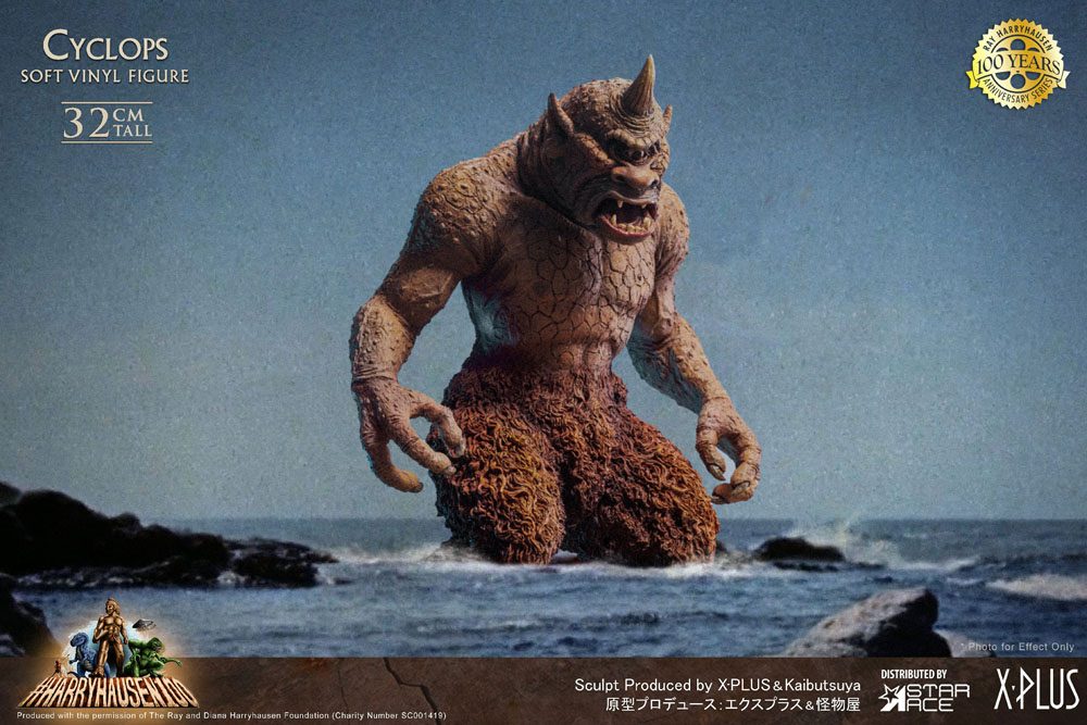 The 7th Voyage of Sinbad Soft Vinyl Statue Ray Harryhausens Cyclops Deluxe Version 32 cm - Damaged packaging