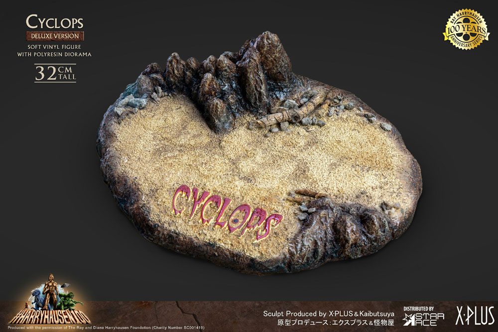 The 7th Voyage of Sinbad Soft Vinyl Statue Ray Harryhausens Cyclops Deluxe Version 32 cm - Damaged packaging