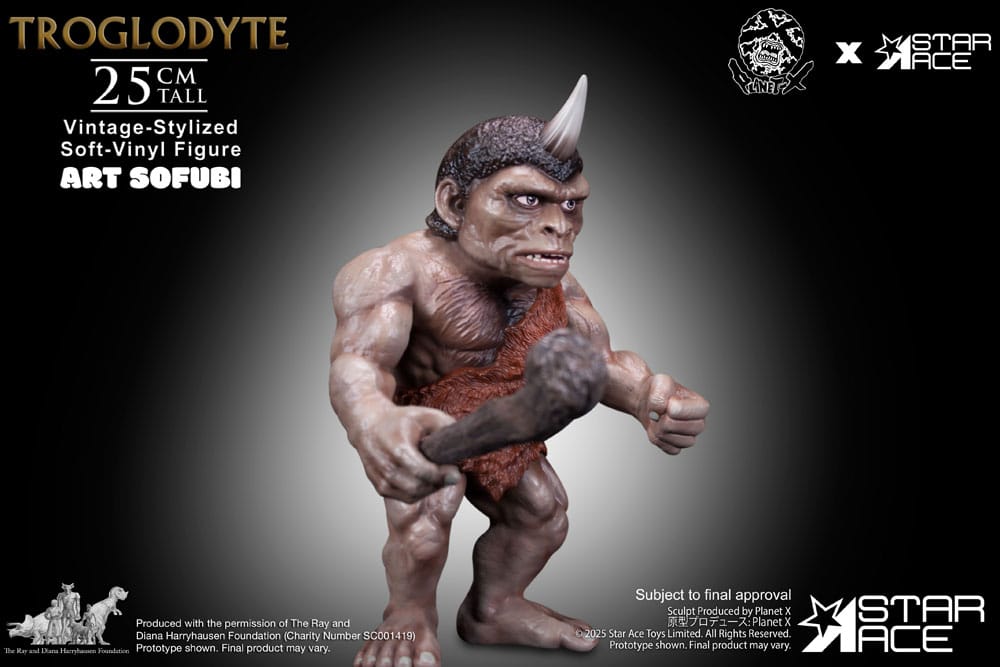 Ray Harryhausen Soft Vinyl Statue Troglodyte (Vintage-Style) 25 cm