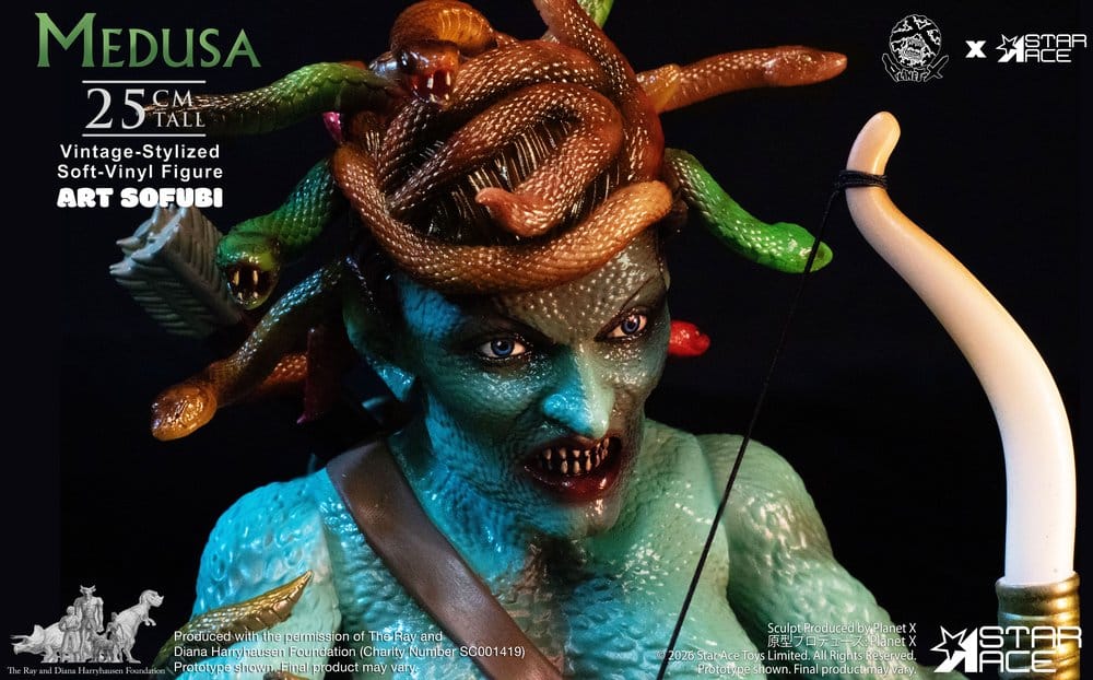 Ray Harryhausen Soft Vinyl Statue Medusa (Vintage-Style) 25 cm