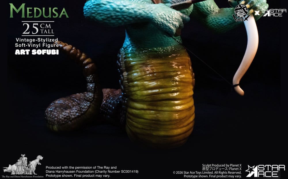 Ray Harryhausen Soft Vinyl Statue Medusa Vintage-Style 25 cm