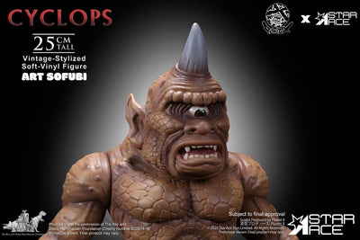 Ray Harryhausen Soft Vinyl Statue Cyclops (Vintage-Style) 25 cm