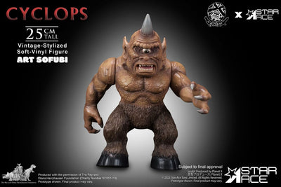 Ray Harryhausen Soft Vinyl Statue Cyclops (Vintage-Style) 25 cm
