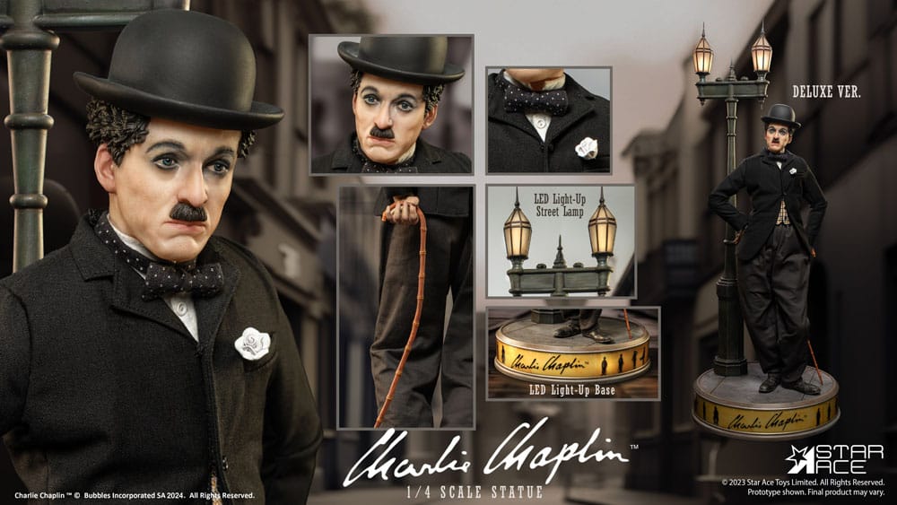 Charlie Chaplin Statue 1/4 Deluxe Version 50 cm